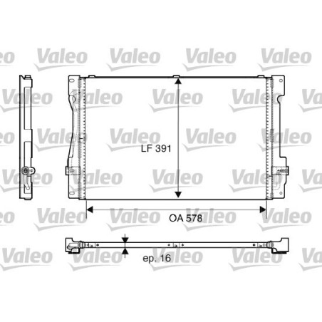 VALEO 817675 Skraplacz klimatyzacji