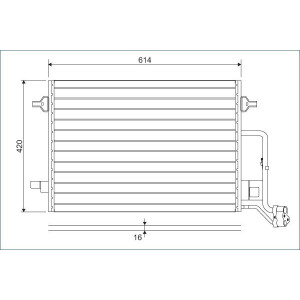 VALEO 817679 Skraplacz klimatyzacji