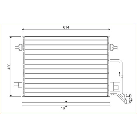VALEO 817679 Condensador de aire acondicionado