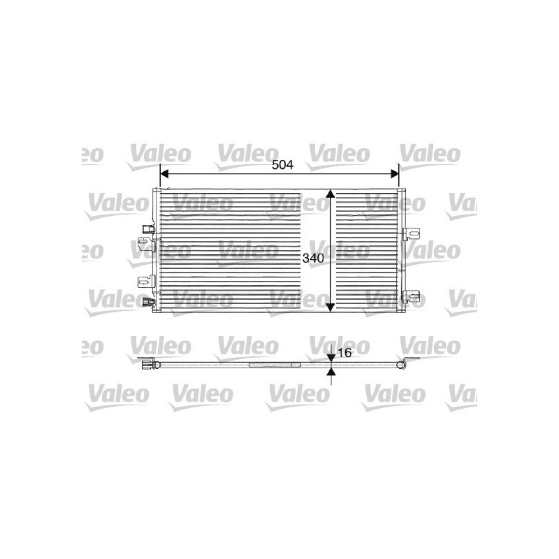 VALEO 817687 Condensador de aire acondicionado