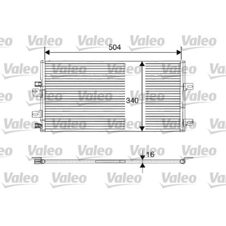 VALEO 817687 Condensador de aire acondicionado