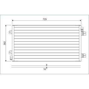 VALEO 817689 Air conditioning condenser