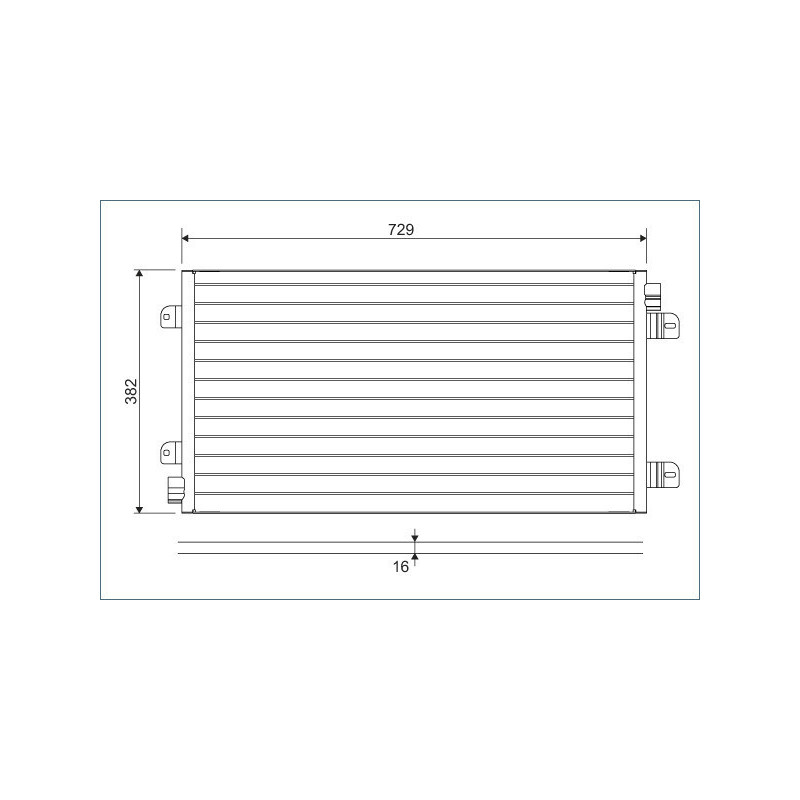 VALEO 817689 Condensatore climatizzatore