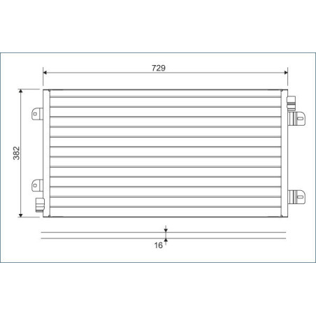 VALEO 817689 Air conditioning condenser