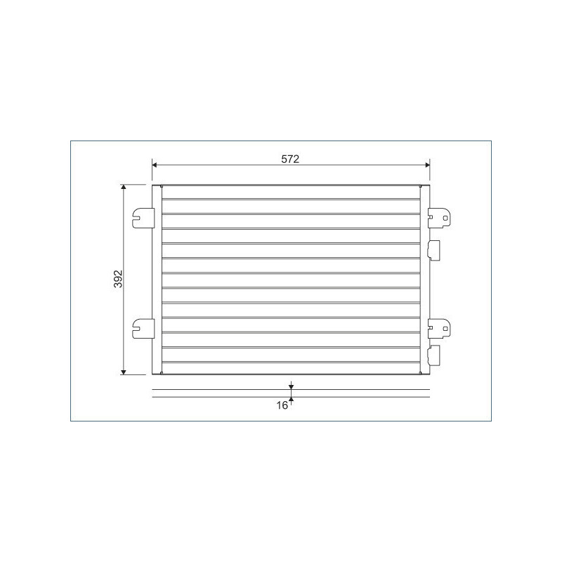 VALEO 817701 Condensador de aire acondicionado