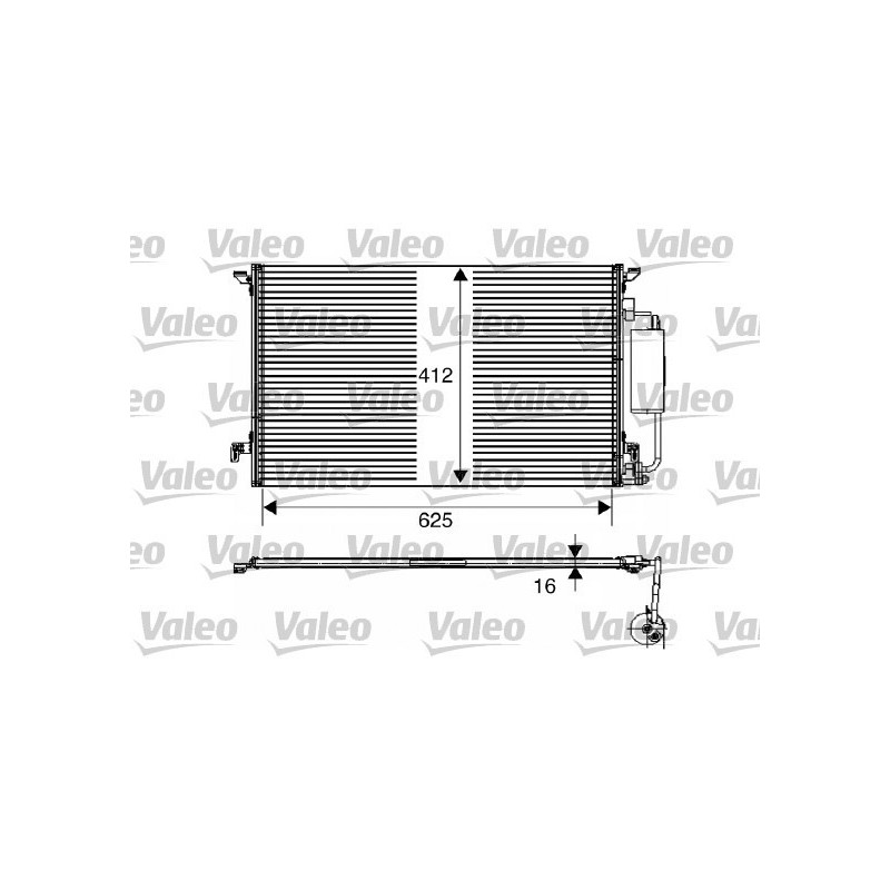 VALEO 817711 Condensador de aire acondicionado