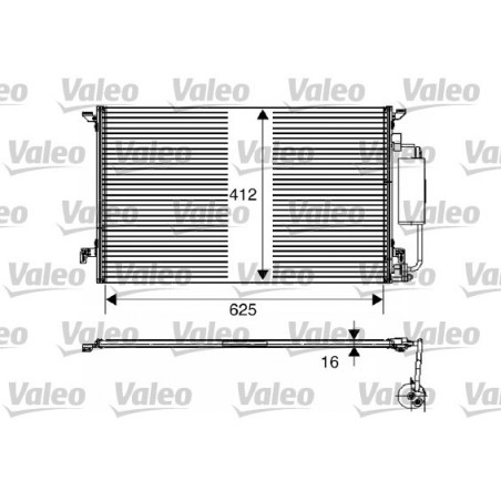 VALEO 817711 Air conditioning condenser