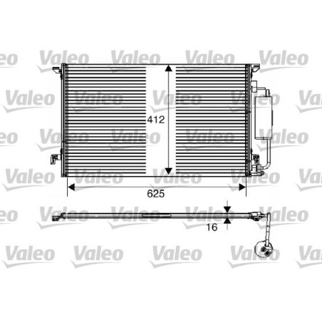 VALEO 817712 Condensador de aire acondicionado