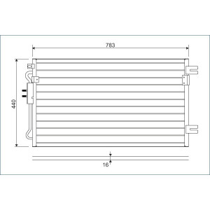 VALEO 817739 Skraplacz klimatyzacji