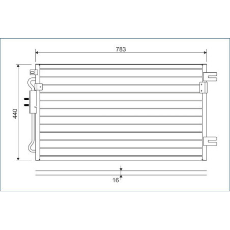 VALEO 817739 Condensador de aire acondicionado