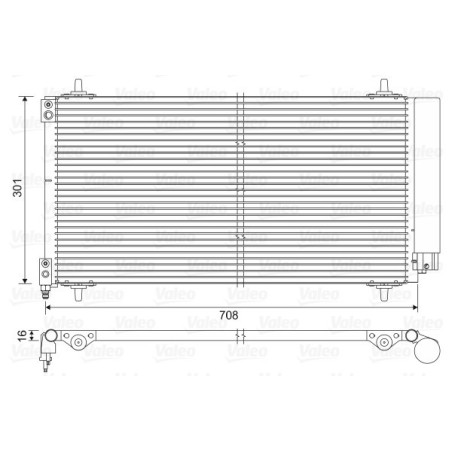 VALEO 817740 Skraplacz klimatyzacji