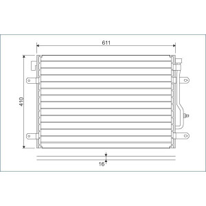 VALEO 817741 Air conditioning condenser