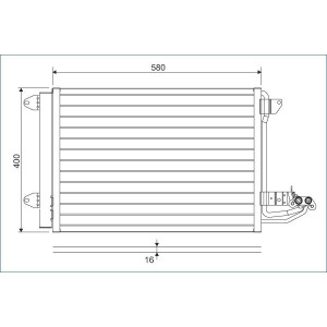 VALEO 817777 Condensador de aire acondicionado