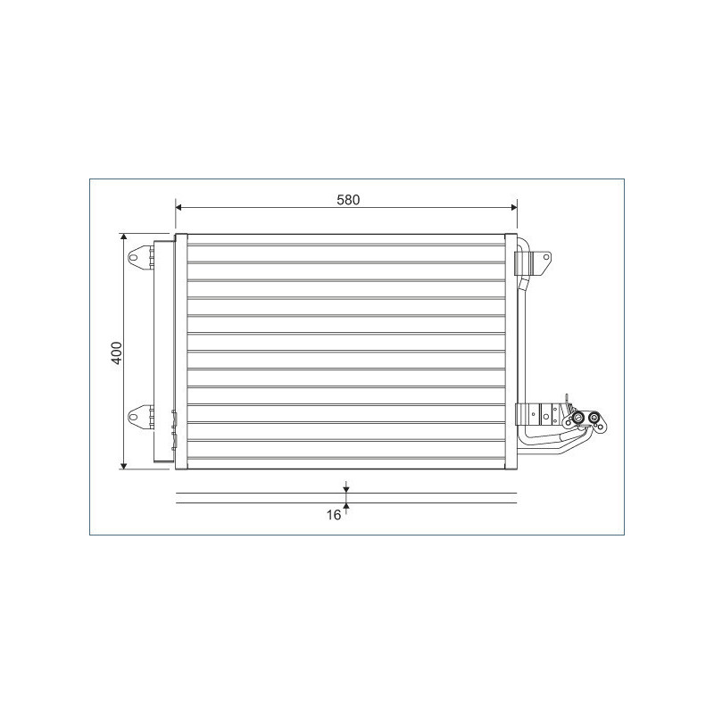 VALEO 817777 Skraplacz klimatyzacji