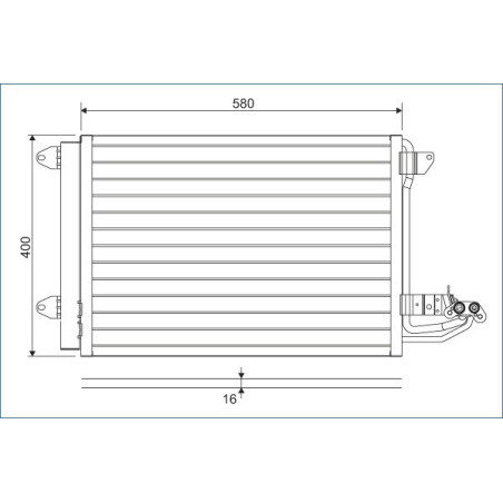 VALEO 817777 Condensador de aire acondicionado
