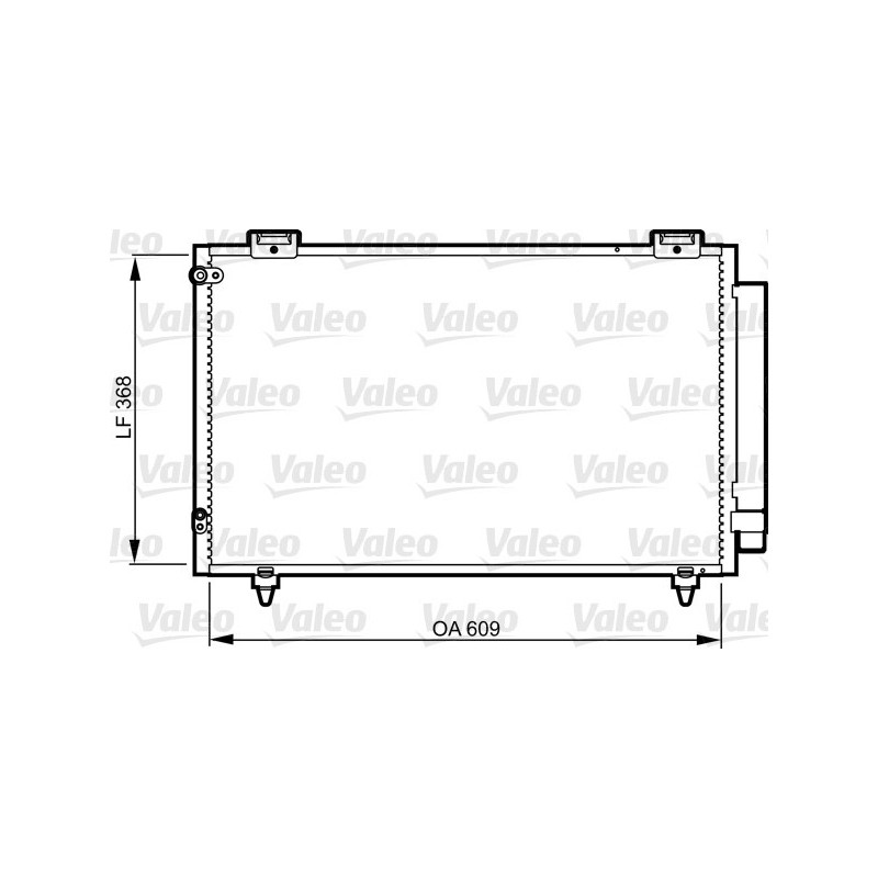 VALEO 817805 Skraplacz klimatyzacji