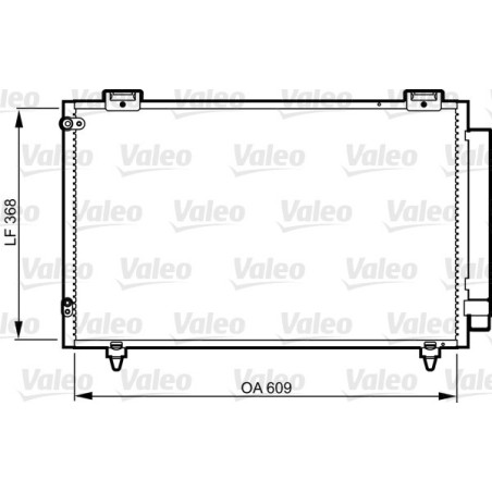 VALEO 817805 Skraplacz klimatyzacji
