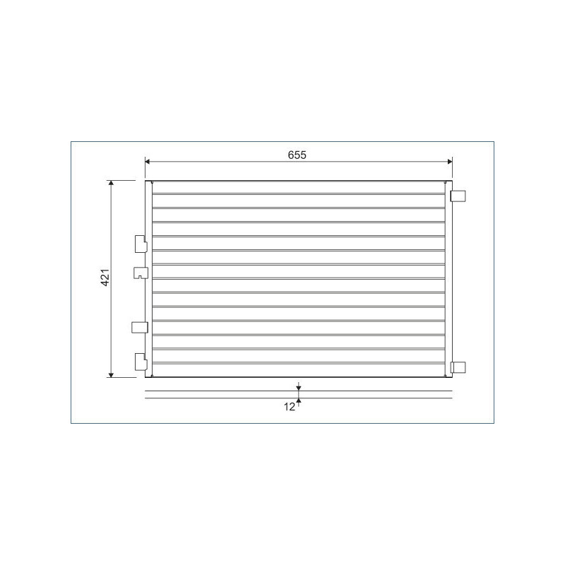 VALEO 818002 Air conditioning condenser