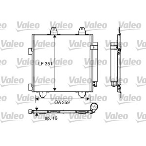 VALEO 818014 Skraplacz klimatyzacji