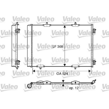 VALEO 818015 Skraplacz klimatyzacji