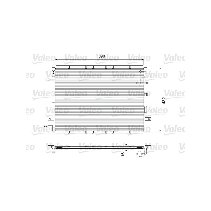 VALEO 818080 Condensador de aire acondicionado