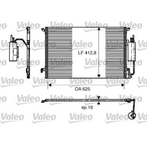 VALEO 818175 Skraplacz klimatyzacji