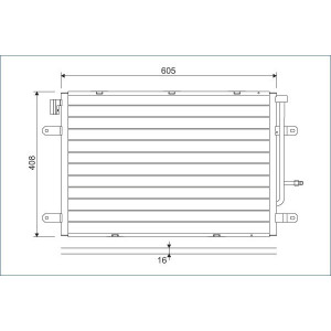 VALEO 818190 Condensatore climatizzatore