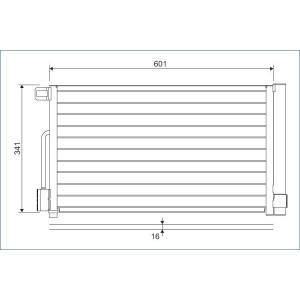 VALEO 818193 Air conditioning condenser