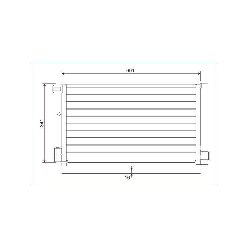 VALEO 818193 Skraplacz klimatyzacji