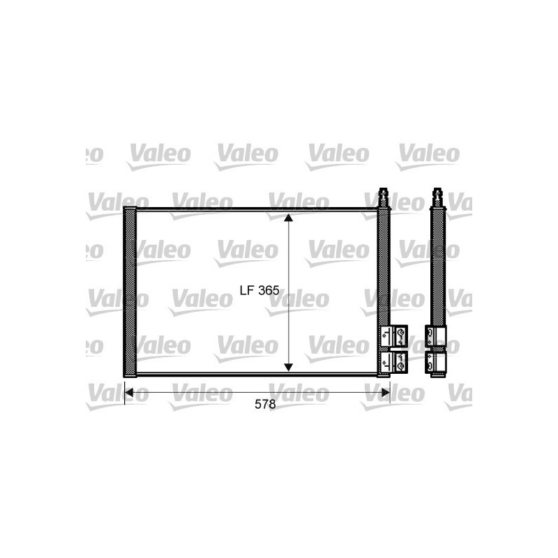 VALEO 818195 Condensatore climatizzatore