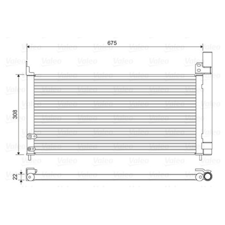 VALEO 814415 Condensador de aire acondicionado