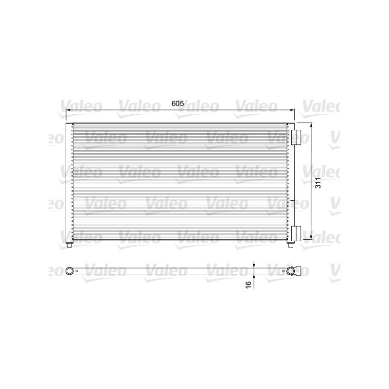 VALEO 817799 Skraplacz klimatyzacji