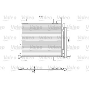 VALEO 814168 Klimakondensator