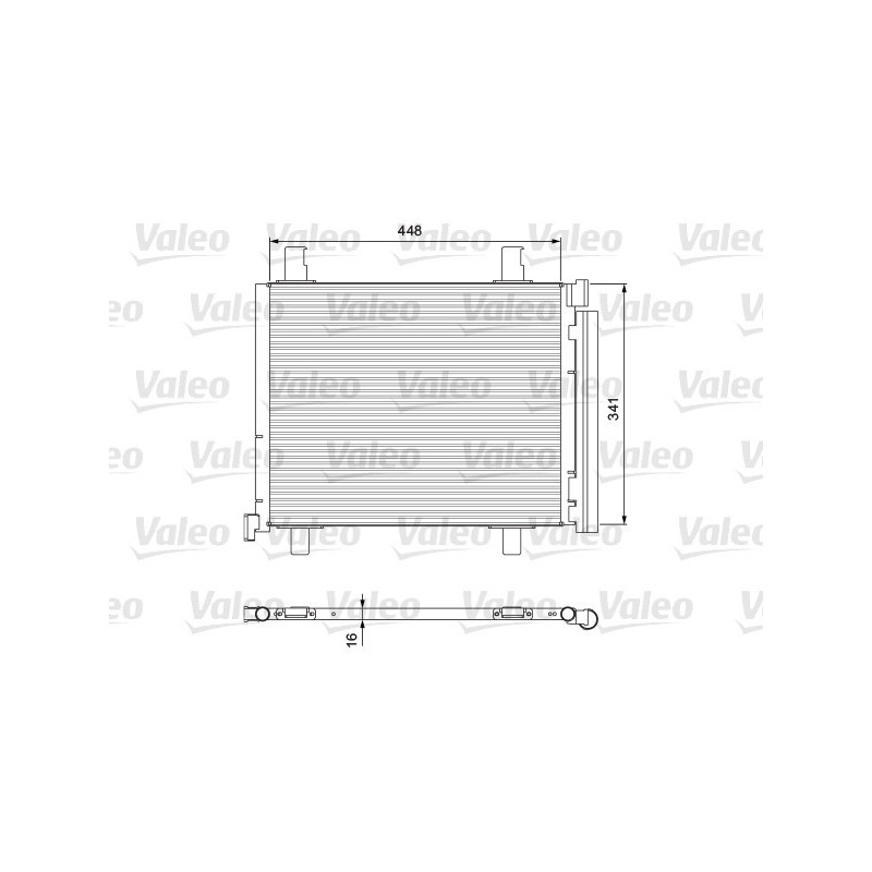 VALEO 814168 Klimakondensator