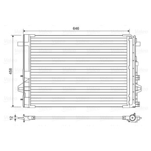 VALEO 814035 Condensador de aire acondicionado