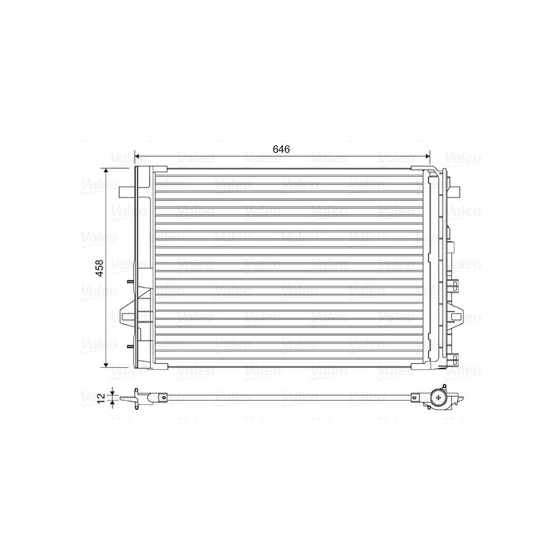 VALEO 814035 Condensador de aire acondicionado