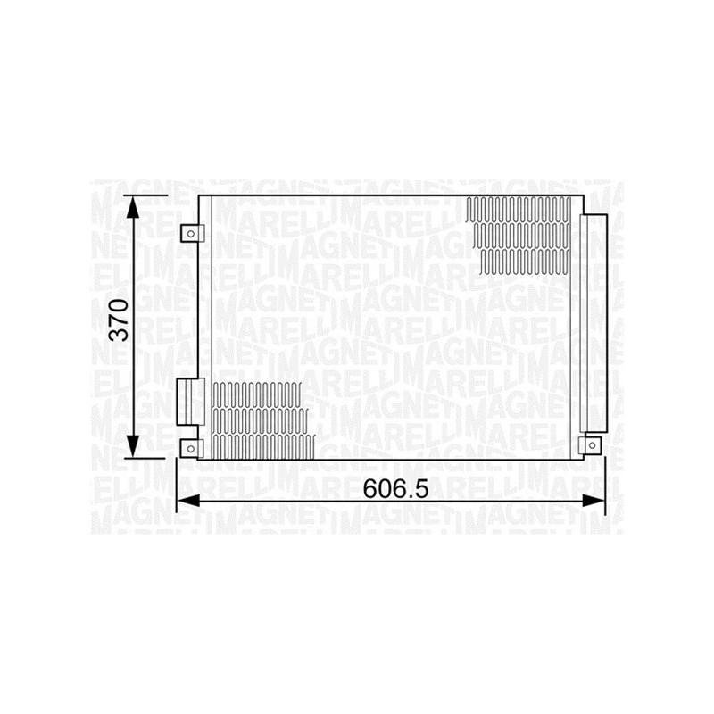 MAGNETI MARELLI 350203497000 Klimakondensator