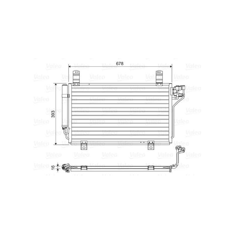 VALEO 814048 Condensador de aire acondicionado