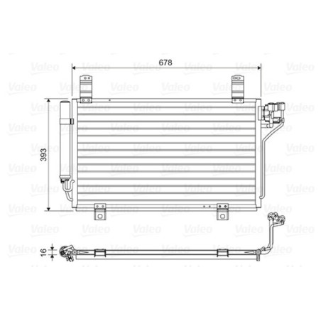 VALEO 814048 Skraplacz klimatyzacji