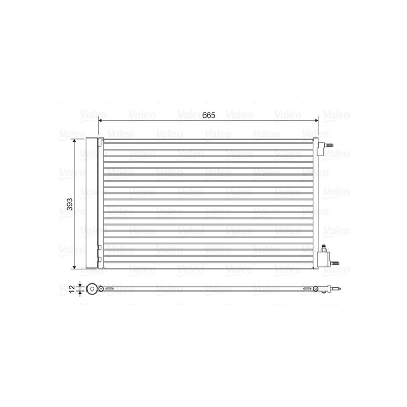 VALEO 814042 Condensador de aire acondicionado