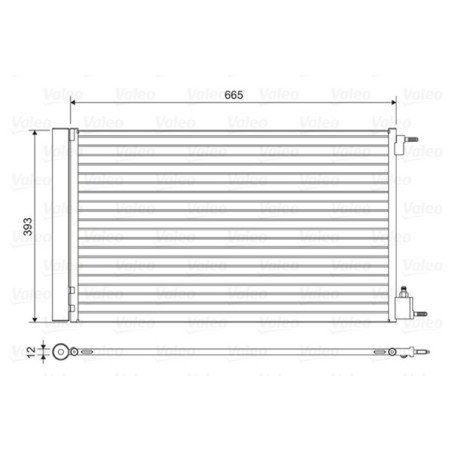 VALEO 814042 Skraplacz klimatyzacji