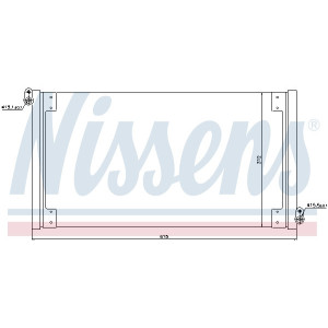 NISSENS 940025 Air conditioning condenser