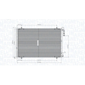 MAGNETI MARELLI 350203825000 Klimakondensator