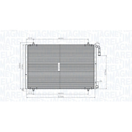 MAGNETI MARELLI 350203825000 Condensatore climatizzatore