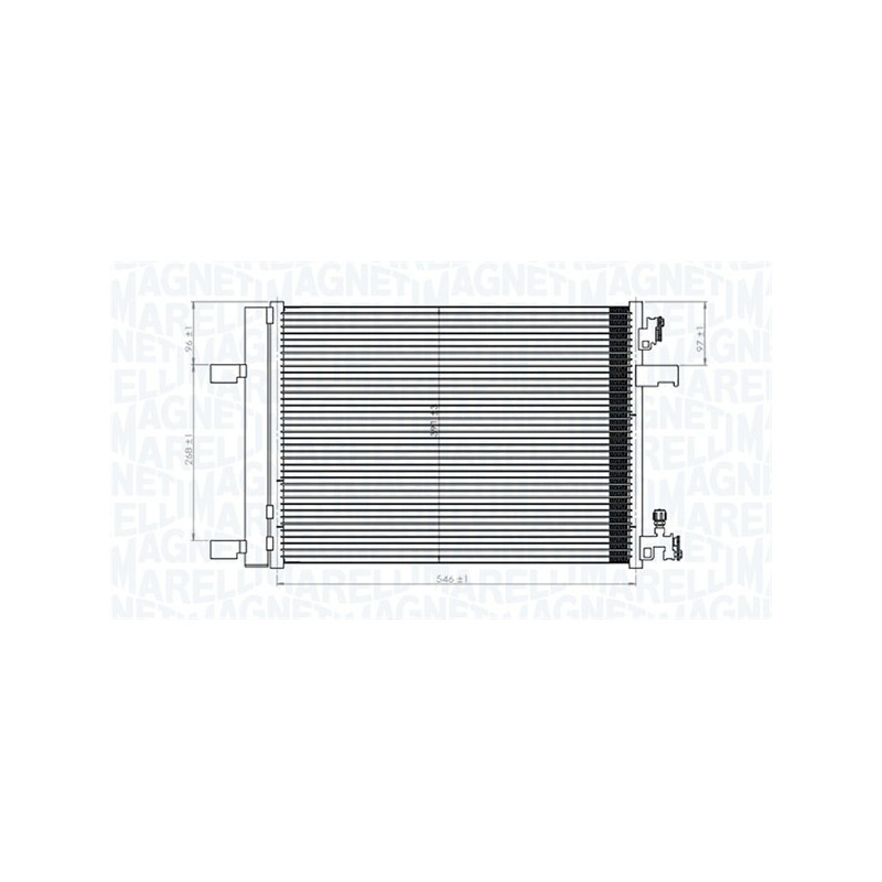 MAGNETI MARELLI 350203769000 Skraplacz klimatyzacji