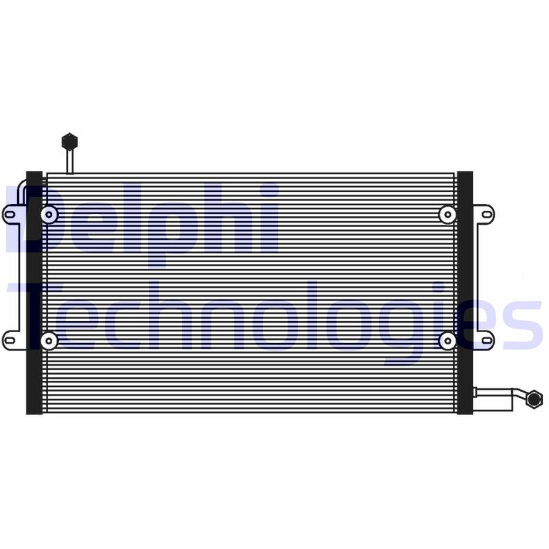DELPHI TSP0225072 Skraplacz klimatyzacji