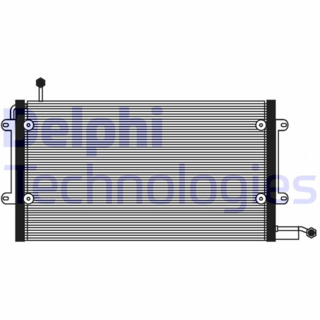 DELPHI TSP0225072 Skraplacz klimatyzacji