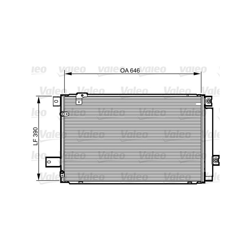VALEO 814213 Skraplacz klimatyzacji