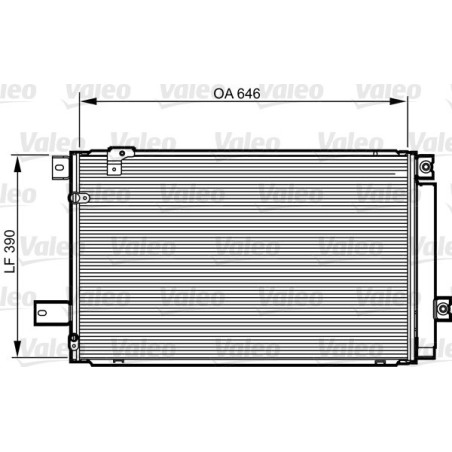 VALEO 814213 Skraplacz klimatyzacji
