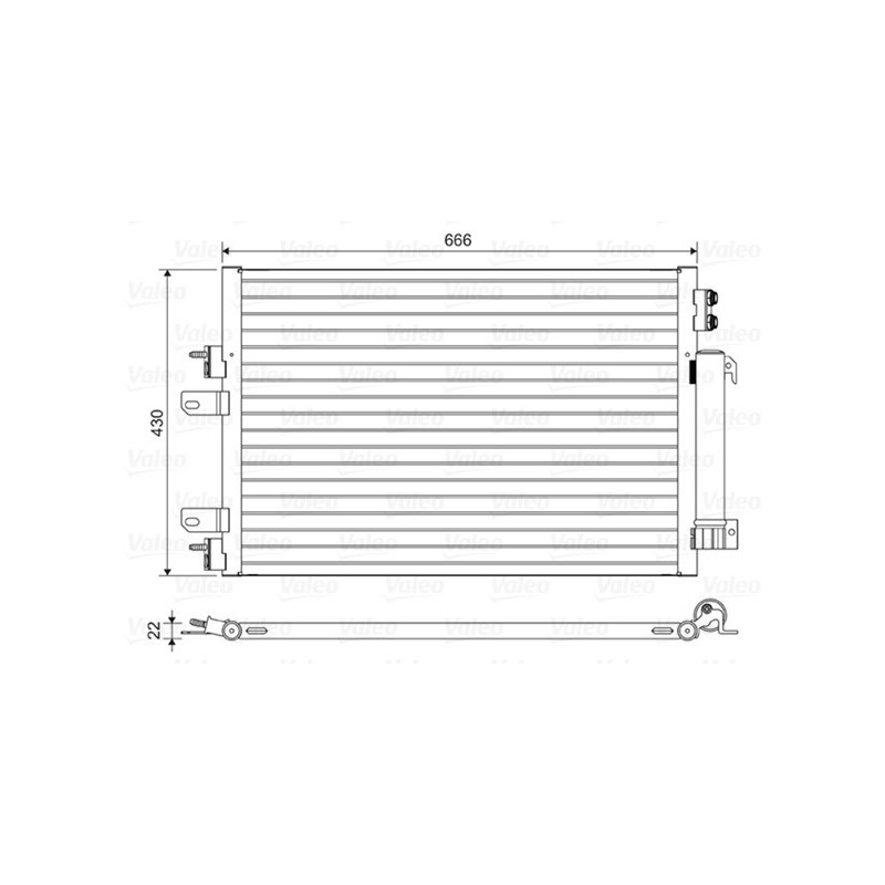 VALEO 814446 Klimakondensator